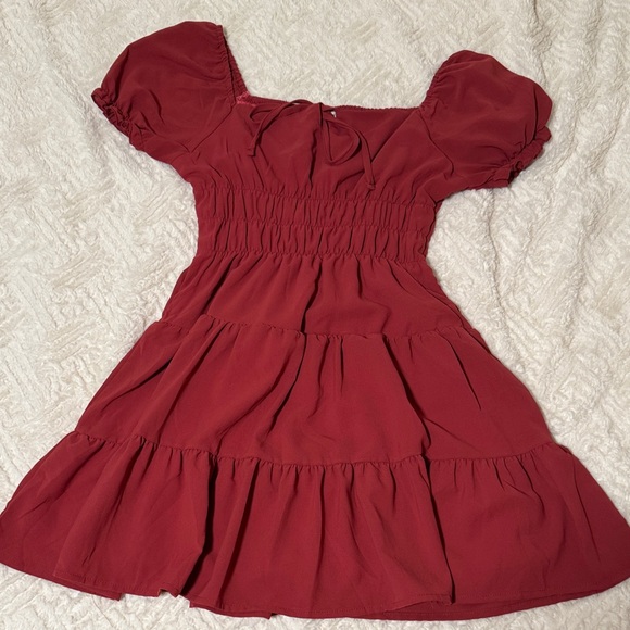Charming Red Kids Dress - Picture 1 of 1